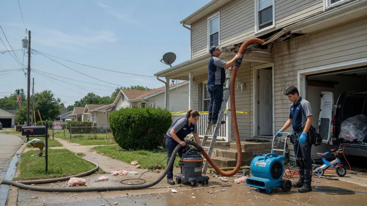 Water Damage Restoration in Lewisville, IN near me